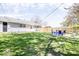 Picture of the house from the large, new fenced in backyard at 2763 Streamside Dr, Columbus, IN 47203