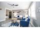 Bright living room featuring a neutral color scheme and stylish furniture at 2763 Streamside Dr, Columbus, IN 47203