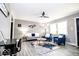 Inviting living room showcasing comfortable seating, modern decor, and ample natural light at 2763 Streamside Dr, Columbus, IN 47203
