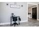 Functional office area with a modern desk, chair, and stylish decorations at 2763 Streamside Dr, Columbus, IN 47203