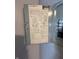 Image shows the inside of a General Electric circuit breaker panel with instructions and diagrams at 2967 Eagles Crest Cir # C, Indianapolis, IN 46214