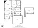 Detailed floor plan showing layout of rooms, including kitchen, bedrooms, garage, and laundry at 3311 Stoddard Pl, Indianapolis, IN 46217