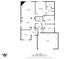 Detailed floor plan showing layout of rooms, including kitchen, bedrooms, and garage at 3311 Stoddard Pl, Indianapolis, IN 46217
