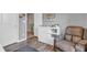 Bedroom area, recliner, dresser and decor, bright and functional at 401 Shadetree Ln, Sheridan, IN 46069