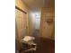 Hallway featuring two doors with neutral walls and carpeted floors at 4402 Mountbatten Ct, Indianapolis, IN 46254