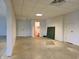 Unfinished basement offers ample storage with concrete floors, and access to a bathroom provides additional functionality at 515 E Hoover Dr, Nineveh, IN 46164