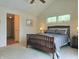 Bright bedroom with a comfortable bed and neutral decor at 515 E Hoover Dr, Nineveh, IN 46164