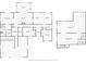 Detailed floor plan showcasing layout with primary bedroom, sunroom, great room, kitchen, basement, and garage at 515 E Hoover Dr, Nineveh, IN 46164