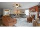 Inviting living room with comfortable sofas, fireplace, and seamless transition to other living spaces at 6270 Lancaster Pl, Zionsville, IN 46077