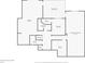 Floor plan showing basement layout with unfinished basement, bathroom, bedroom, office, and garage at 6340 W 800 S, Pendleton, IN 46064