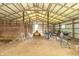 Interior view of the barn, showcasing its open space and potential for storage or other uses at 8292 E 100 S, Greenfield, IN 46140