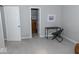 Bedroom with a desk, closet, chair and natural light, offering a functional and peaceful space at 9176 Springbrook Dr, Pendleton, IN 46064