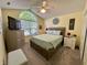 Comfortable bedroom with vaulted ceilings and abundant natural light at 9653 Woodsong Way, Indianapolis, IN 46229