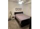 Comfortable bedroom features soft lighting and a ceiling fan at 10118 Leeward Blvd, Indianapolis, IN 46256