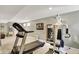 Basement featuring exercise equipment and ample space for recreation or storage at 10882 Camden Ct, Fishers, IN 46038