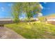 Lush backyard featuring a fire pit with chairs, perfect for outdoor relaxation at 109 N Avon Ave, Avon, IN 46123