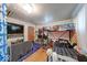 Cozy bedroom featuring a bunk bed, hardwood floors, and colorful decor at 109 N Avon Ave, Avon, IN 46123