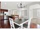 Bright dining area featuring modern decor and an open layout connecting to other living spaces at 127 Coatsville Dr, Westfield, IN 46074