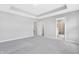An open bedroom with access to the bathroom and walk-in closet at 14226 Frostburg Dr, Carmel, IN 46033