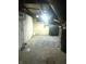 Unfinished basement space offering potential for customization and additional storage at 1433 Charles St, Indianapolis, IN 46225