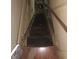 Basement Stairwell going down to concrete foundation at 1433 Charles St, Indianapolis, IN 46225