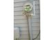 Exterior view of the electrical meter at 1433 Charles St, Indianapolis, IN 46225