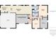 Detailed floor plan showcasing the layout, dimensions, and flow of the entire home at 1645 Woodview Ln, Anderson, IN 46011