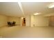 Finished basement with neutral carpet, recessed lighting, and a seating area at 17003 Whitebark Ct, Westfield, IN 46074