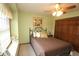 Well-lit bedroom with a charming window seat and comfortable bed at 17003 Whitebark Ct, Westfield, IN 46074