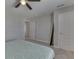 Bedroom with a large window and a comfortable bed at 192 Bluestem Ln, Whiteland, IN 46184