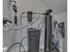 Water filtration system and other utilities installed in a utility room at 192 Bluestem Ln, Whiteland, IN 46184
