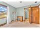 Bedroom with a large window to the outside and a three-drawer desk at 1934 Constitution St, Greenfield, IN 46140