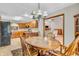 Dining room open to the kitchen and living room at 1934 Constitution St, Greenfield, IN 46140