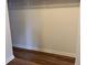 Walk-in closet with wood floors and wire shelving for optimal storage at 223 E Fordice St, Lebanon, IN 46052