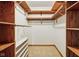 Walk-in closet featuring a white shelving unit at 2430 Spring Hill Ct, Indianapolis, IN 46268