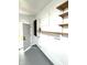 Well-organized garage offers a secure entrance, plus ample storage space for all your belongings at 2431 Timbercrest Dr, Columbus, IN 47203