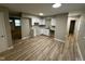 Modern kitchen with white cabinetry, providing a clean and functional space at 2453 Larnie Ln, Indianapolis, IN 46219