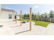 Spacious backyard with a patio, lush lawn, and a privacy fence at 2761 Winding Creek Ln, Greenfield, IN 46140