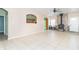 Spacious living room featuring an open layout, fireplace, tile floors, and natural light at 2761 Winding Creek Ln, Greenfield, IN 46140