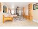 Bright and open living room featuring a fireplace, tile flooring, and built-in shelves at 2761 Winding Creek Ln, Greenfield, IN 46140