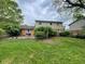 A well-maintained backyard, with green grass, and a patio area, great for outdoor gatherings at 3232 St Jude Dr, Indianapolis, IN 46227