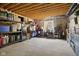 Spacious unfinished basement with concrete floor, and exposed ceiling, ideal for customization at 3424 S Lookout Pass, New Palestine, IN 46163