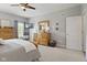 Main bedroom with wood furniture, decor, and carpeted floor at 3424 S Lookout Pass, New Palestine, IN 46163