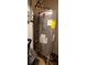 PEI Performance Rheem water heater with clearly labeled information at 35 Meadow Dr, New Palestine, IN 46163