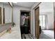 Bathroom with a vanity and closet at 4080 S London Dr, Martinsville, IN 46151