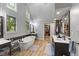 Bright bathroom with double sinks, white countertops, and a standalone tub, ideal for relaxation and luxury at 4619 Allen Dr, Carmel, IN 46033