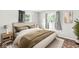 Cozy bedroom with natural light and a stylish, modern design at 645 W Stop 11 Rd, Indianapolis, IN 46217