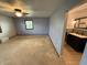 Bedroom with ample natural light and access to a bathroom at 7140 N Michigan Rd, Fairland, IN 46126