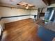 Living room features hardwood floors at 7140 N Michigan Rd, Fairland, IN 46126