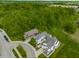 Aerial view of a residential neighborhood showcasing lush greenery, winding roads, and multiple single-Gathering homes at 7218 Antiquity Dr, Carmel, IN 46033